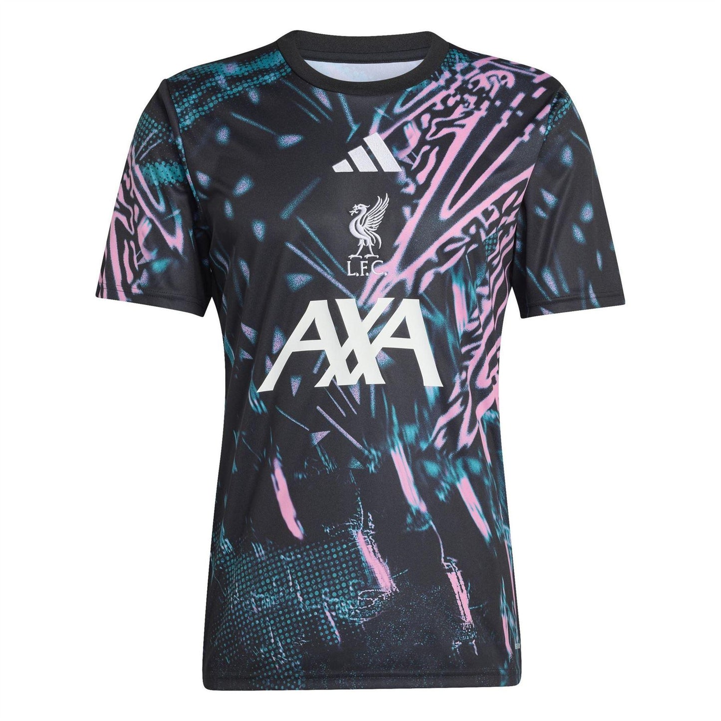 Black-Green - Front - Adidas Unisex Adult 2025-2026 Liverpool FC Football Jersey