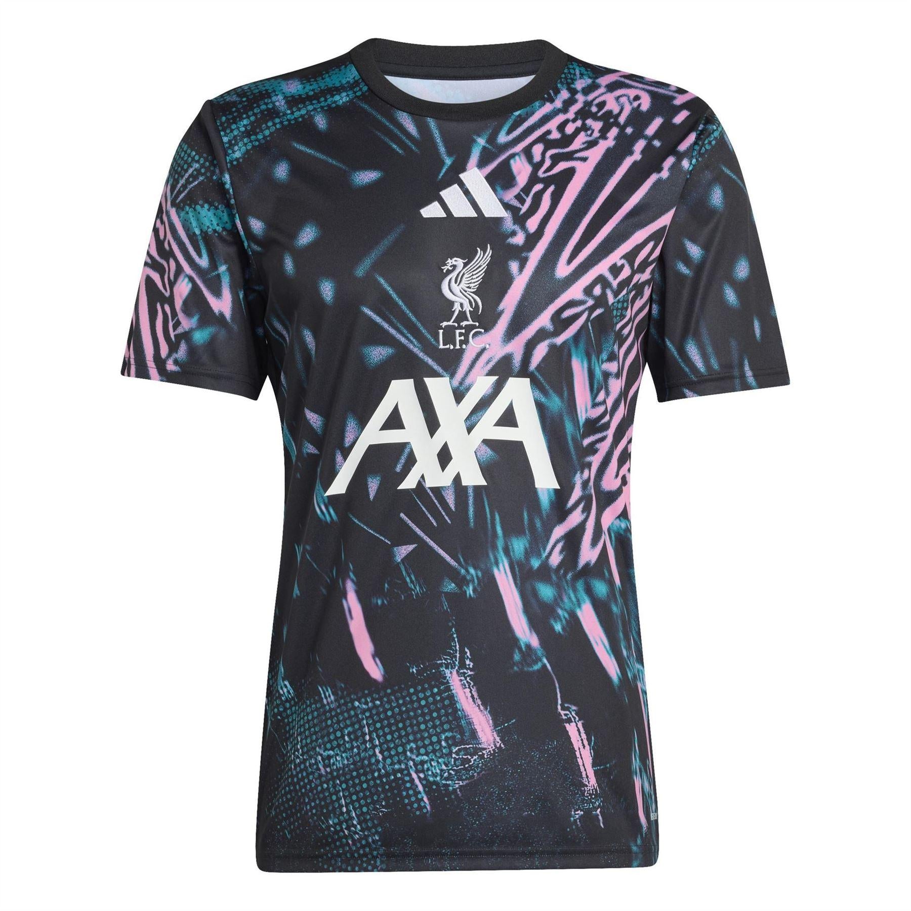 Black-Green - Front - Adidas Unisex Adult 2025-2026 Liverpool FC Football Jersey
