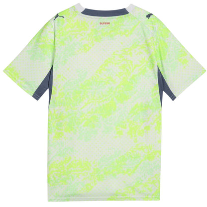 Blue - Back - Puma Childrens-Kids World Cup 2026 Switzerland FC Away Shirt