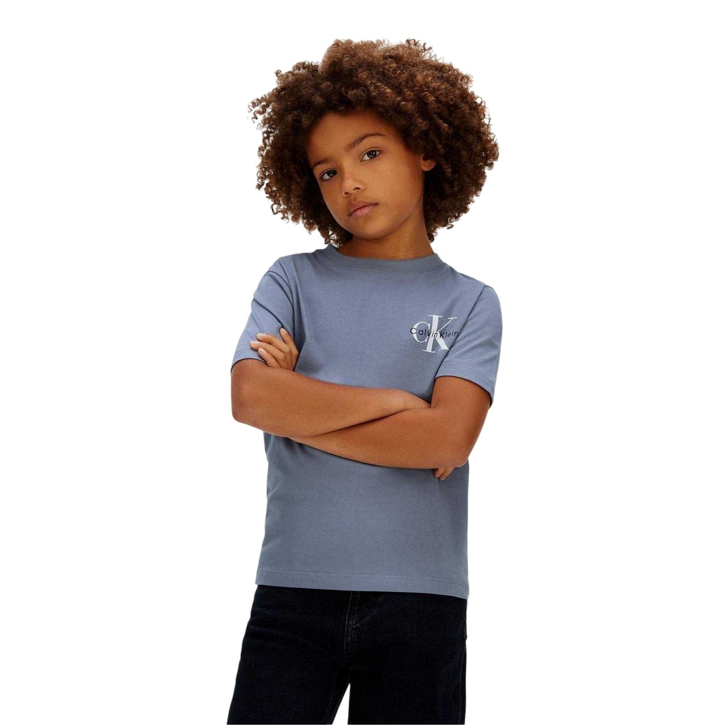 Infinity - Side - Calvin Klein Childrens-Kids Monogram Regular T-Shirt