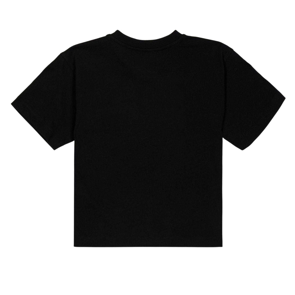 Black - Back - Moschino Childrens-Kids Logo Regular Short-Sleeved T-Shirt