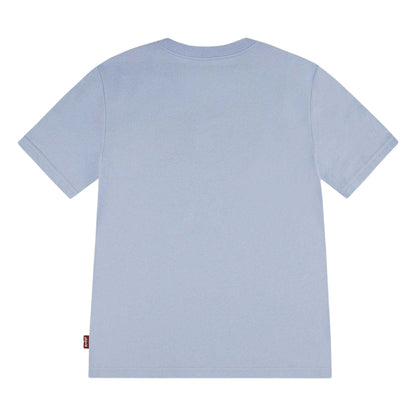 Blue - Back - Levis Childrens-Kids Cotton Blend Regular T-Shirt