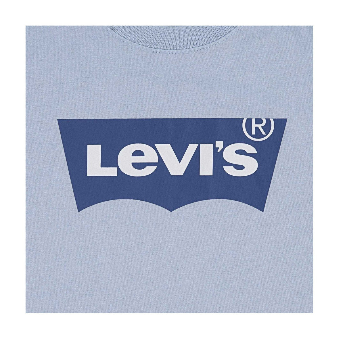 Blue - Side - Levis Childrens-Kids Cotton Blend Regular T-Shirt