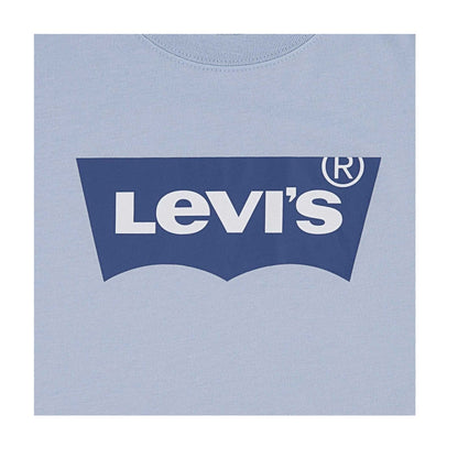 Blue - Side - Levis Childrens-Kids Cotton Blend Regular T-Shirt