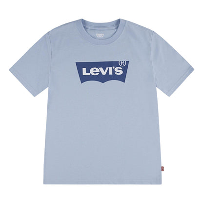 Blue - Front - Levis Childrens-Kids Cotton Blend Regular T-Shirt