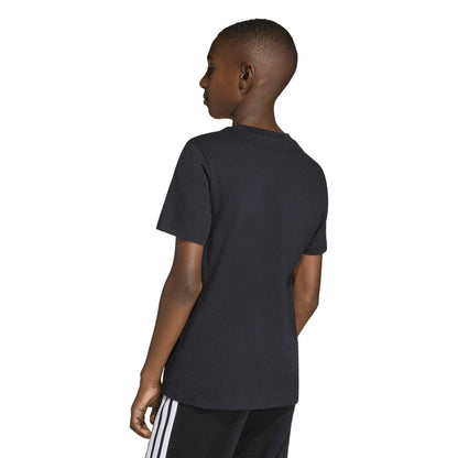 Black - Back - Adidas Childrens-Kids Graphic Print T-Shirt