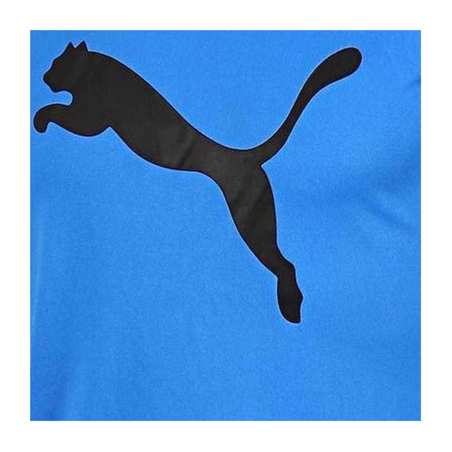 Blue - Side - Puma Childrens-Kids Logo Regular T-Shirt