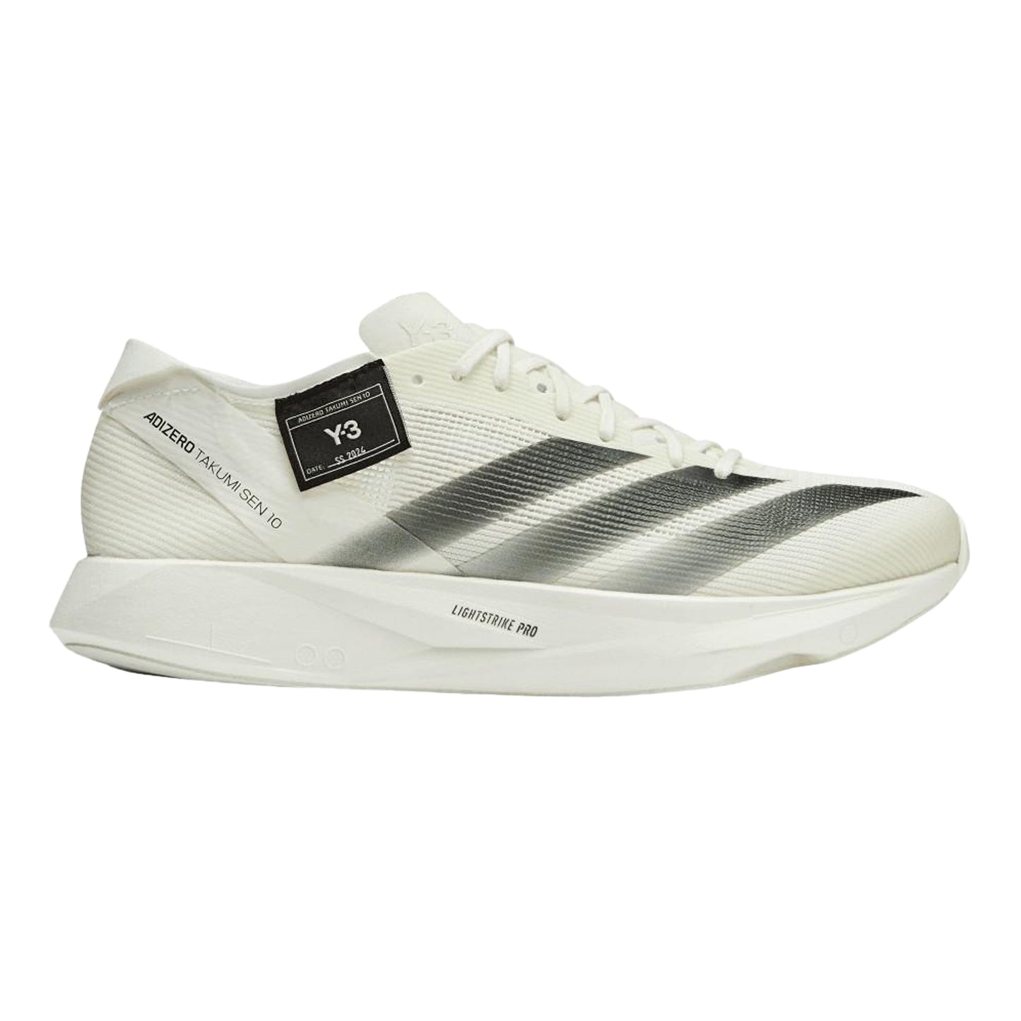 Off White-Black - Back - Adidas Unisex Adult Y-3 Takumi Sen 10 Trainers