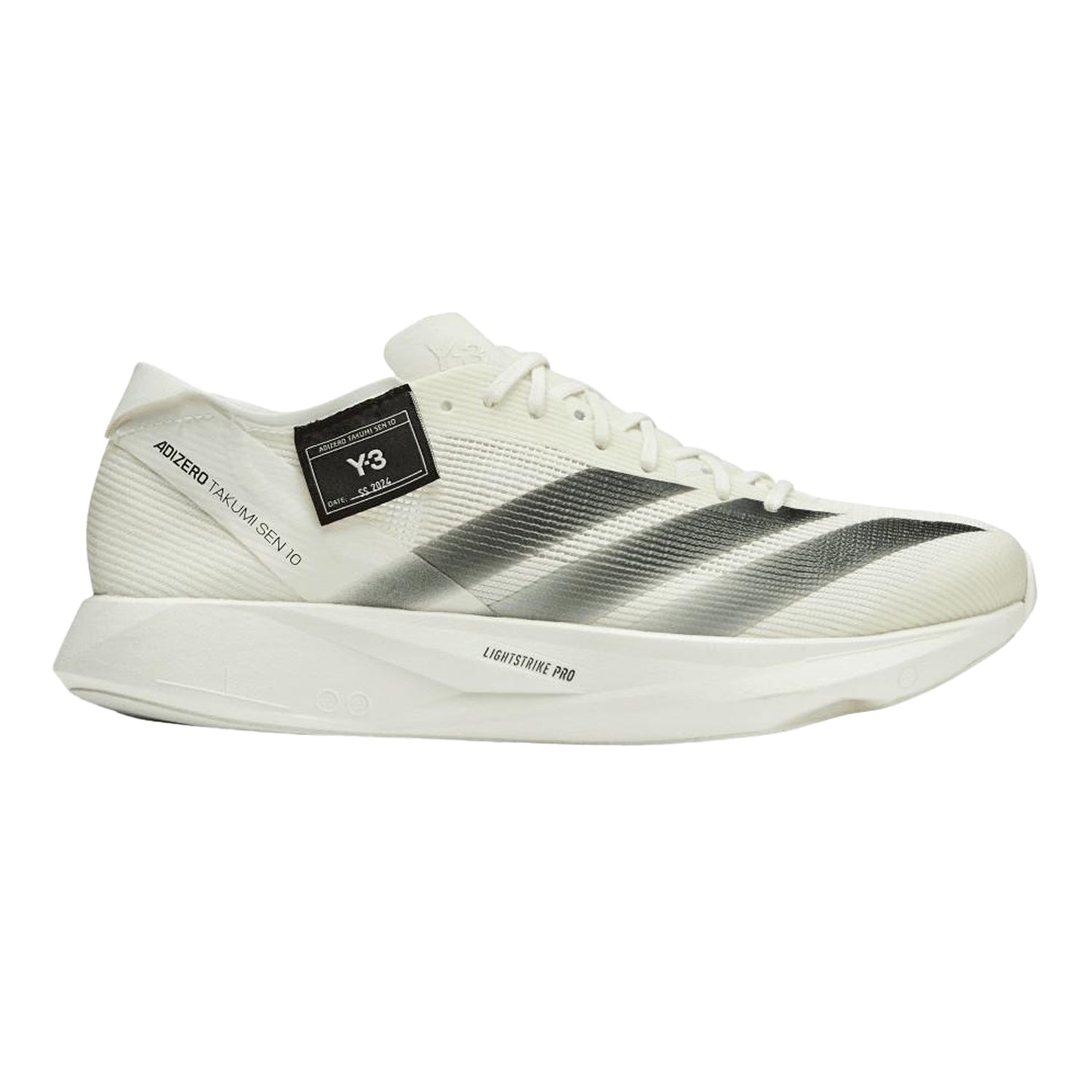 Off White-Black - Back - Adidas Unisex Adult Y-3 Takumi Sen 10 Trainers