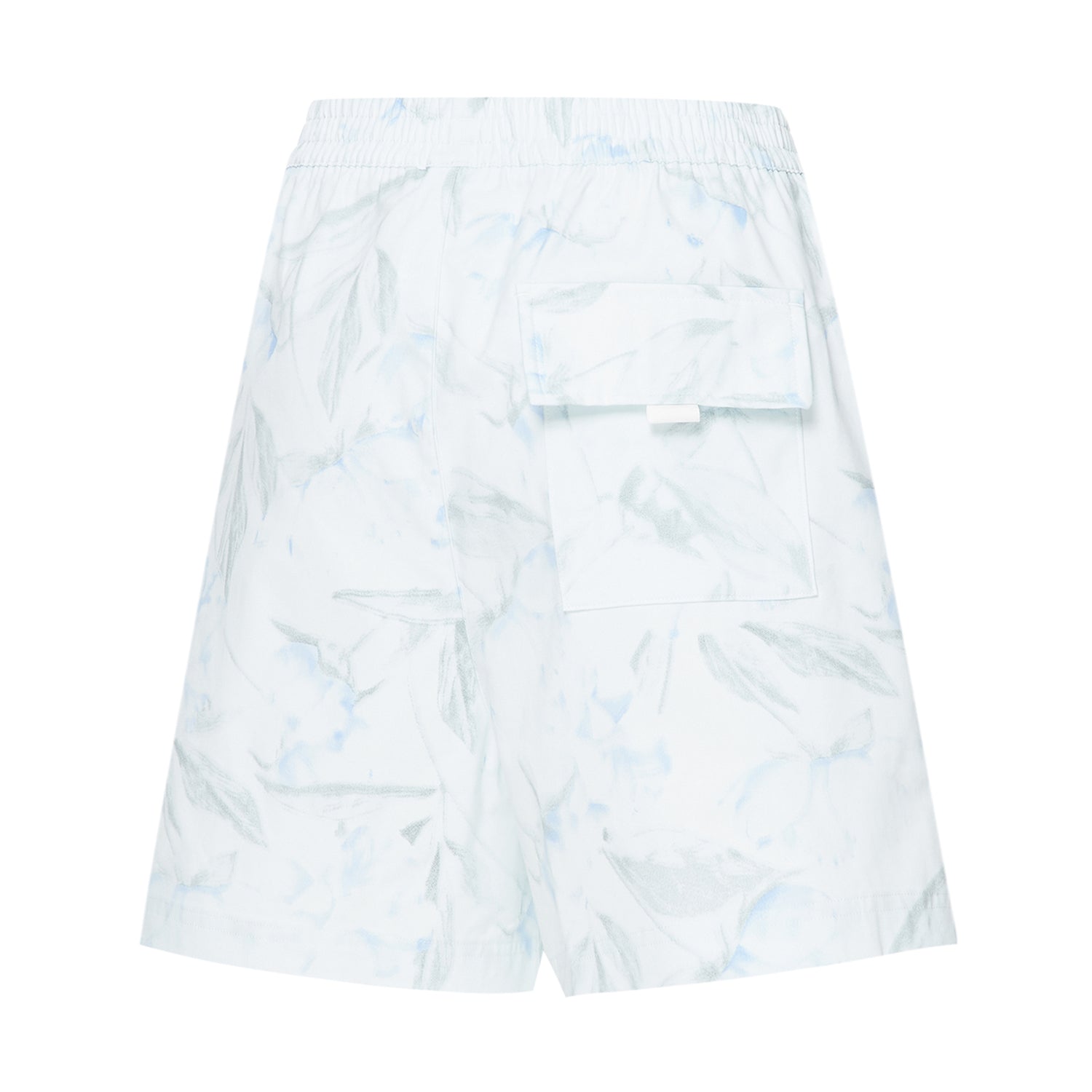 Absolute White - Back - New Balance Womens-Ladies Floral Embossed Running Shorts
