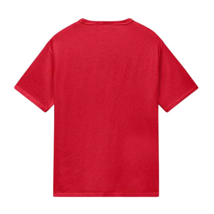 Red - Back - Napapijri Childrens-Kids Box Logo T-Shirt