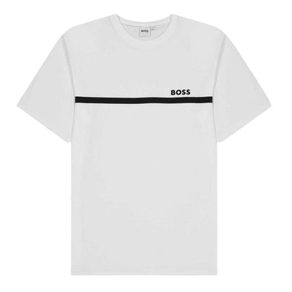 White - Front - Boss Childrens-Kids Regular T-Shirt