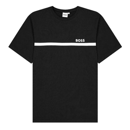 Black - Front - Boss Childrens-Kids Regular T-Shirt
