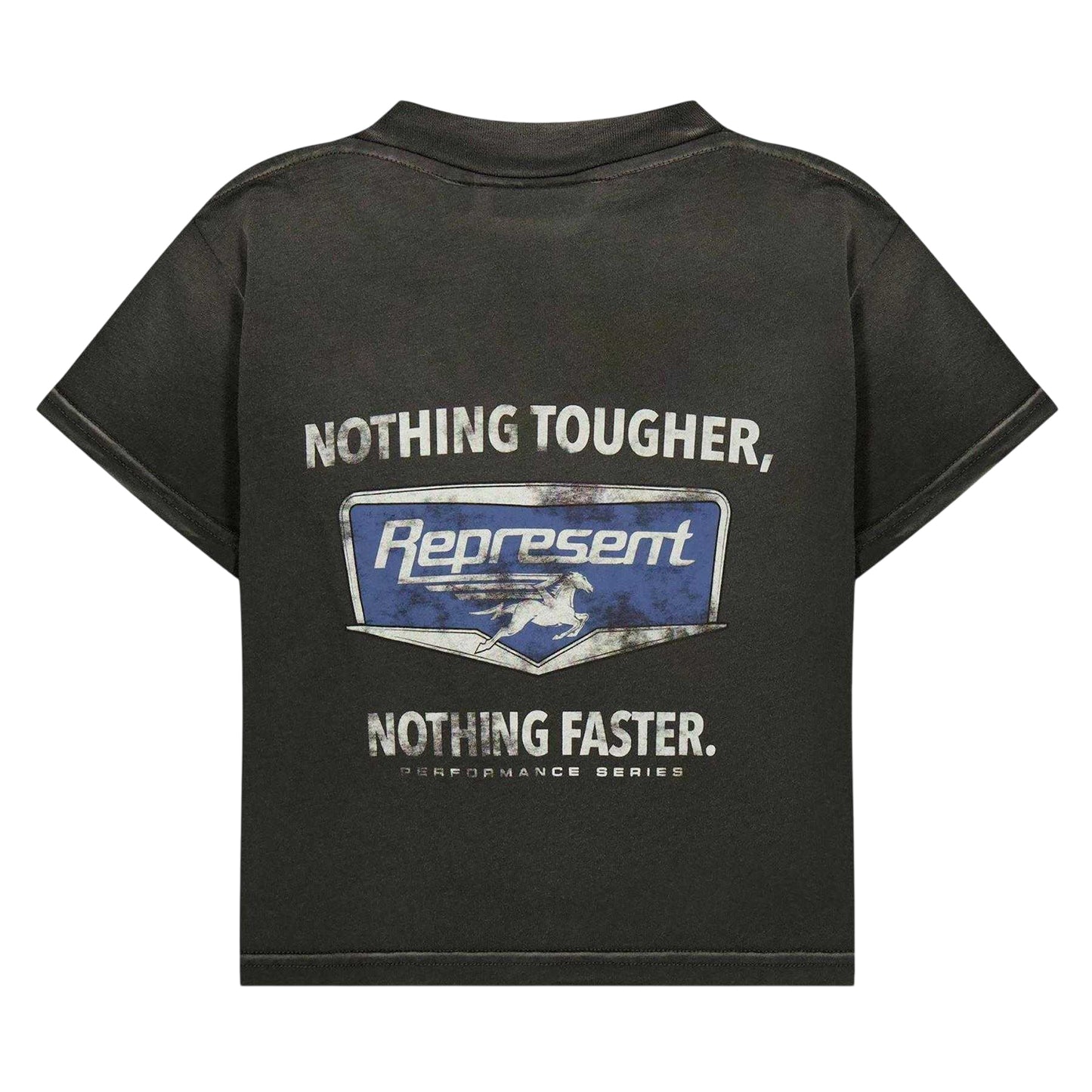 Black - Back - Represent Childrens-Kids Crew Neck Regular T-Shirt