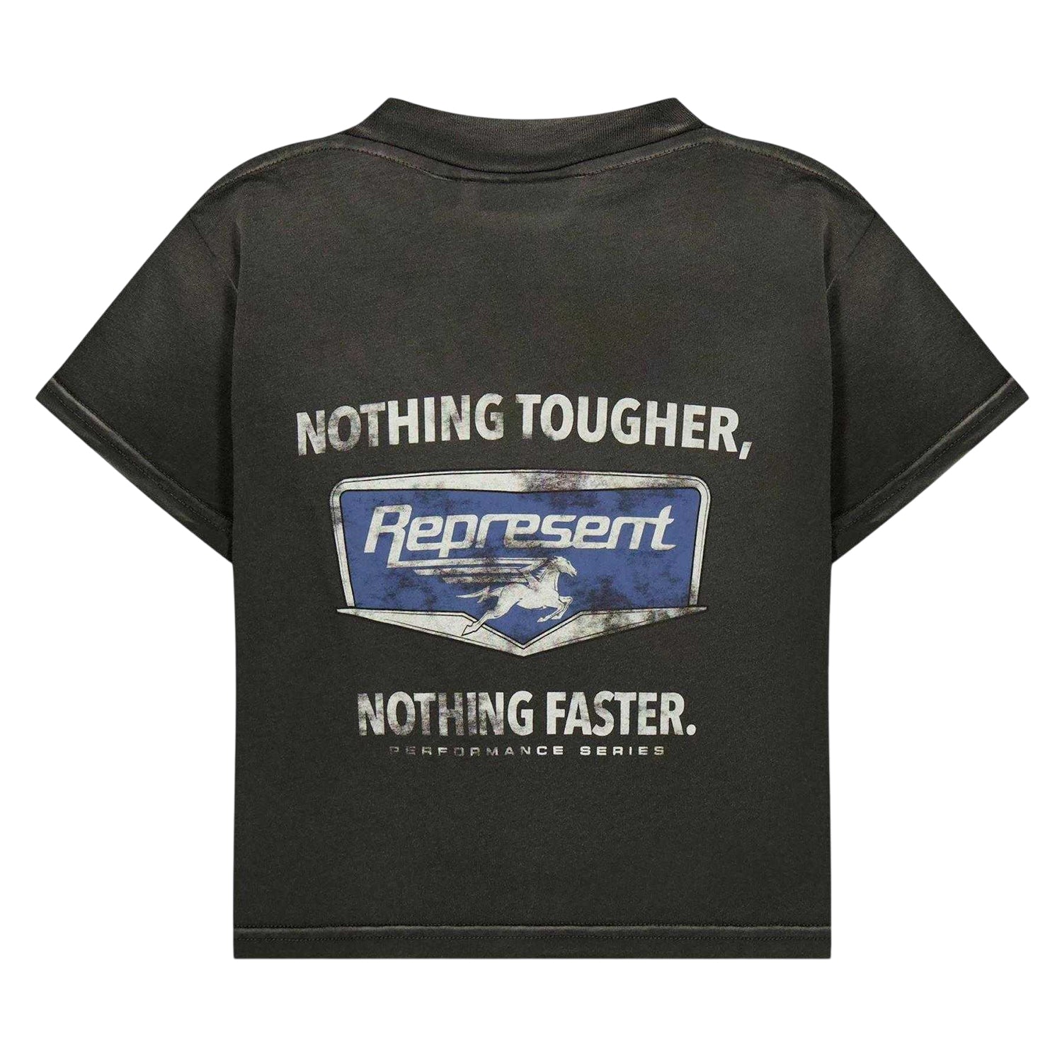 Black - Back - Represent Childrens-Kids Crew Neck Regular T-Shirt