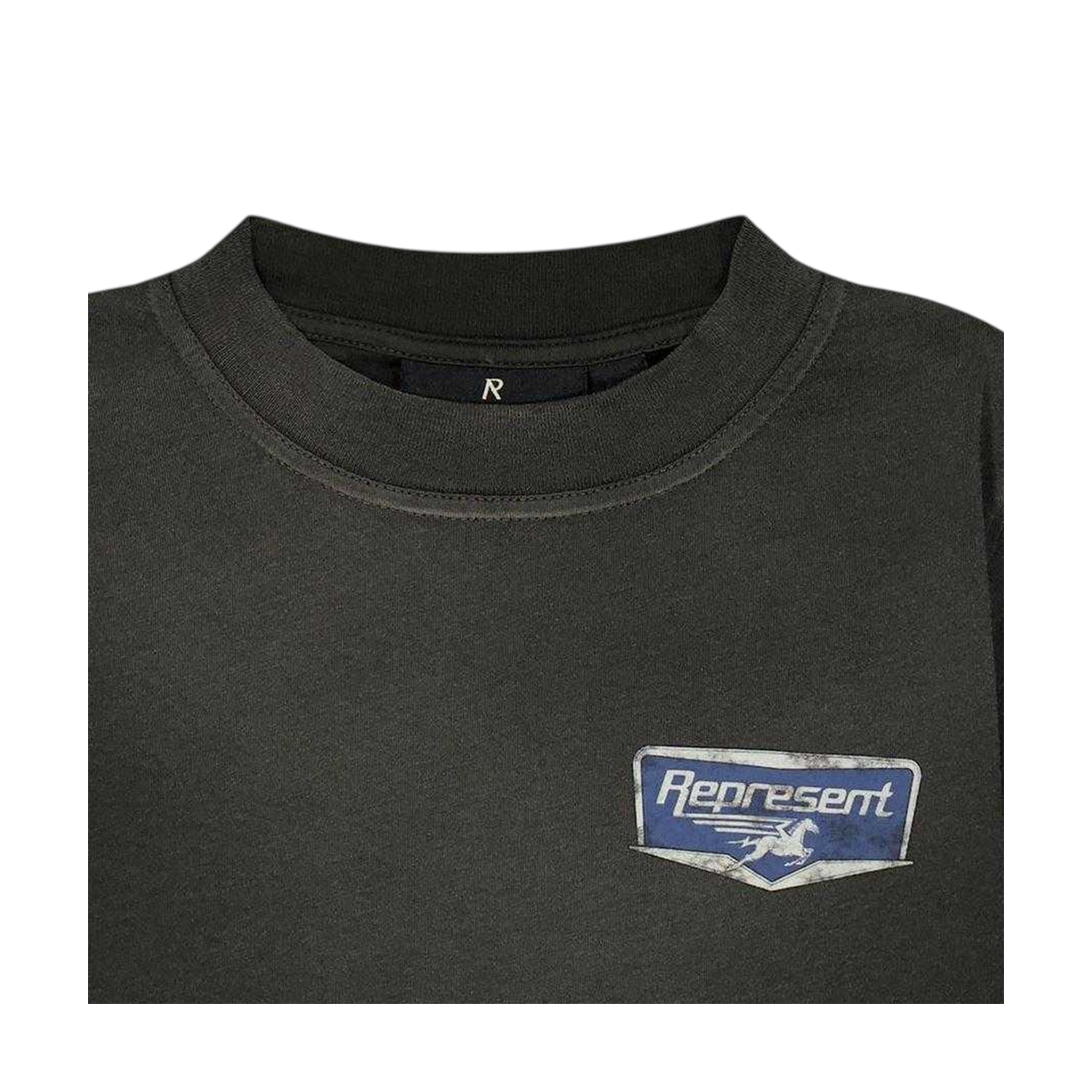 Black - Side - Represent Childrens-Kids Crew Neck Regular T-Shirt