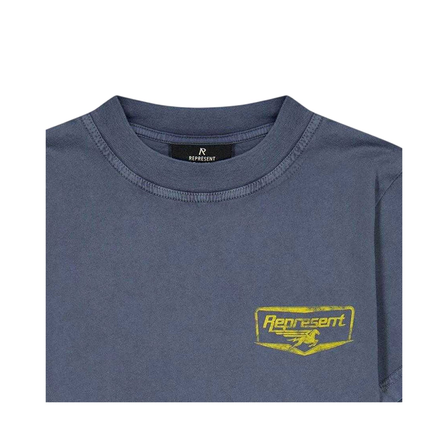Indigo Blue - Side - Represent Childrens-Kids Crew Neck Regular T-Shirt