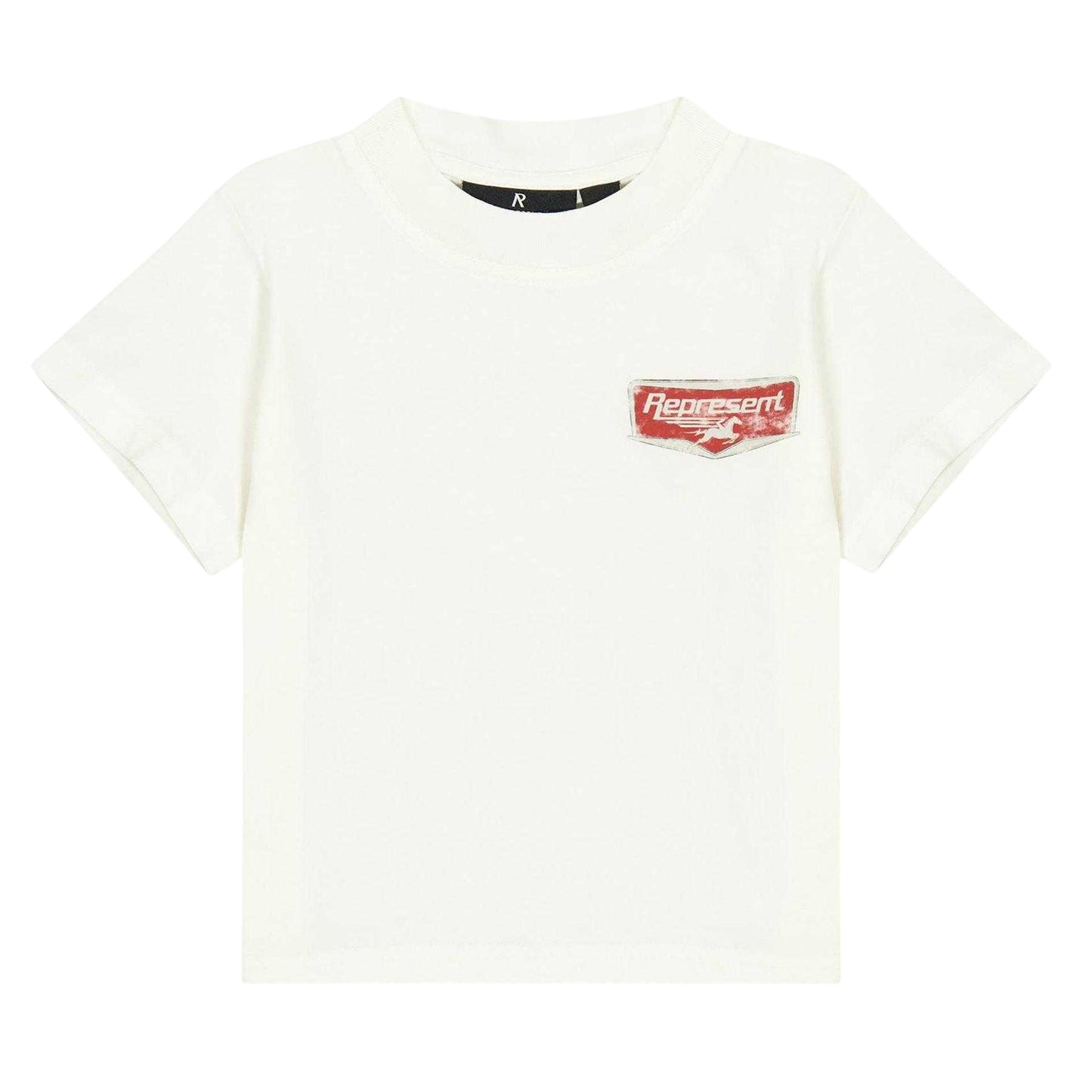 White - Front - Represent Childrens-Kids Crew Neck Regular T-Shirt