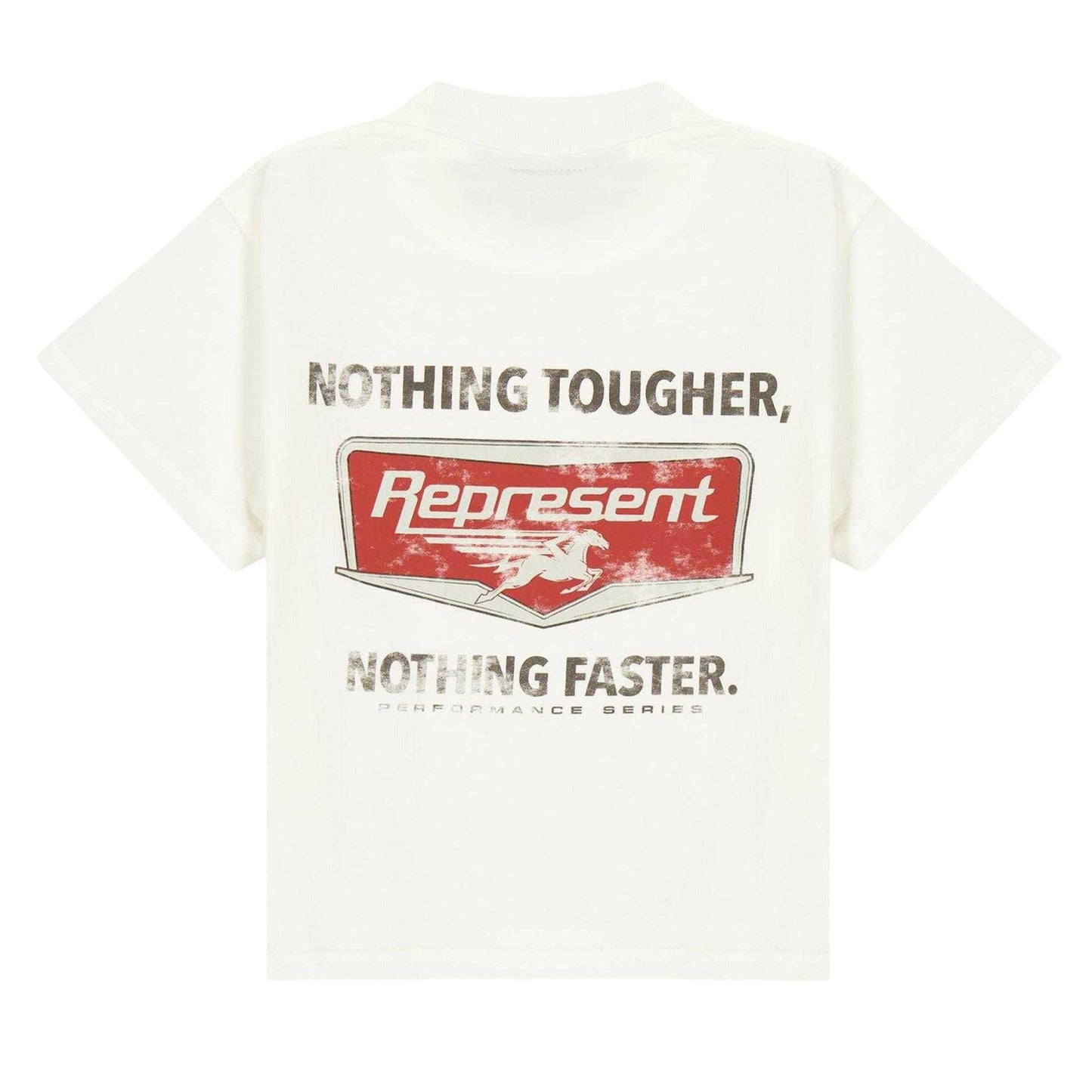 White - Back - Represent Childrens-Kids Crew Neck Regular T-Shirt