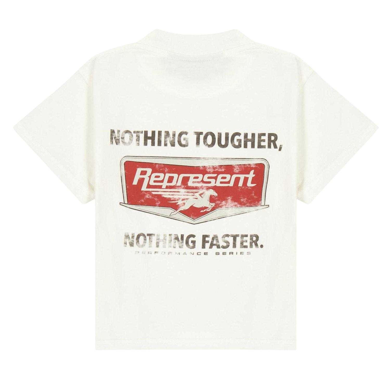 White - Back - Represent Childrens-Kids Crew Neck Regular T-Shirt