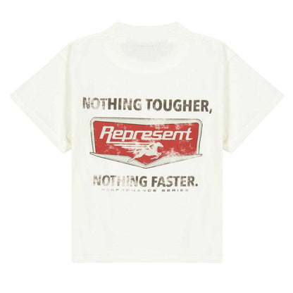 White - Back - Represent Childrens-Kids Crew Neck Regular T-Shirt