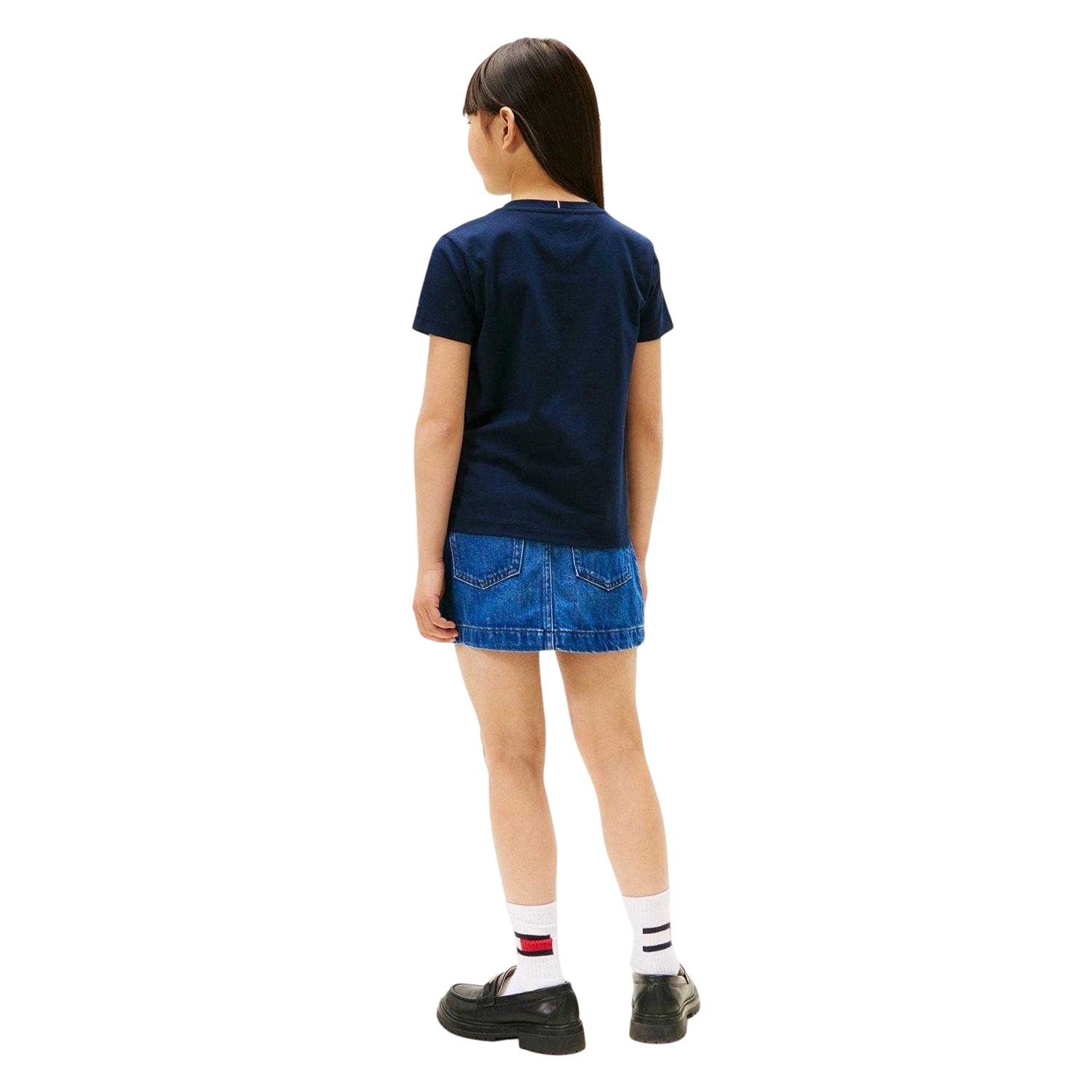 Night Navy - Back - Tommy Hilfiger Childrens-Kids T-Shirt