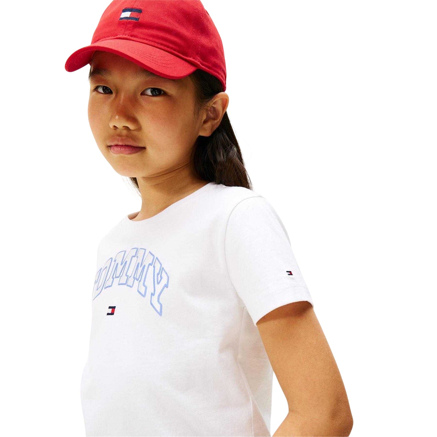 White - Back - Tommy Hilfiger Childrens-Kids T-Shirt