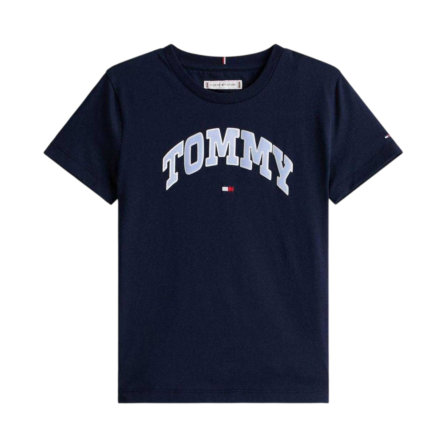 Night Navy - Front - Tommy Hilfiger Childrens-Kids T-Shirt