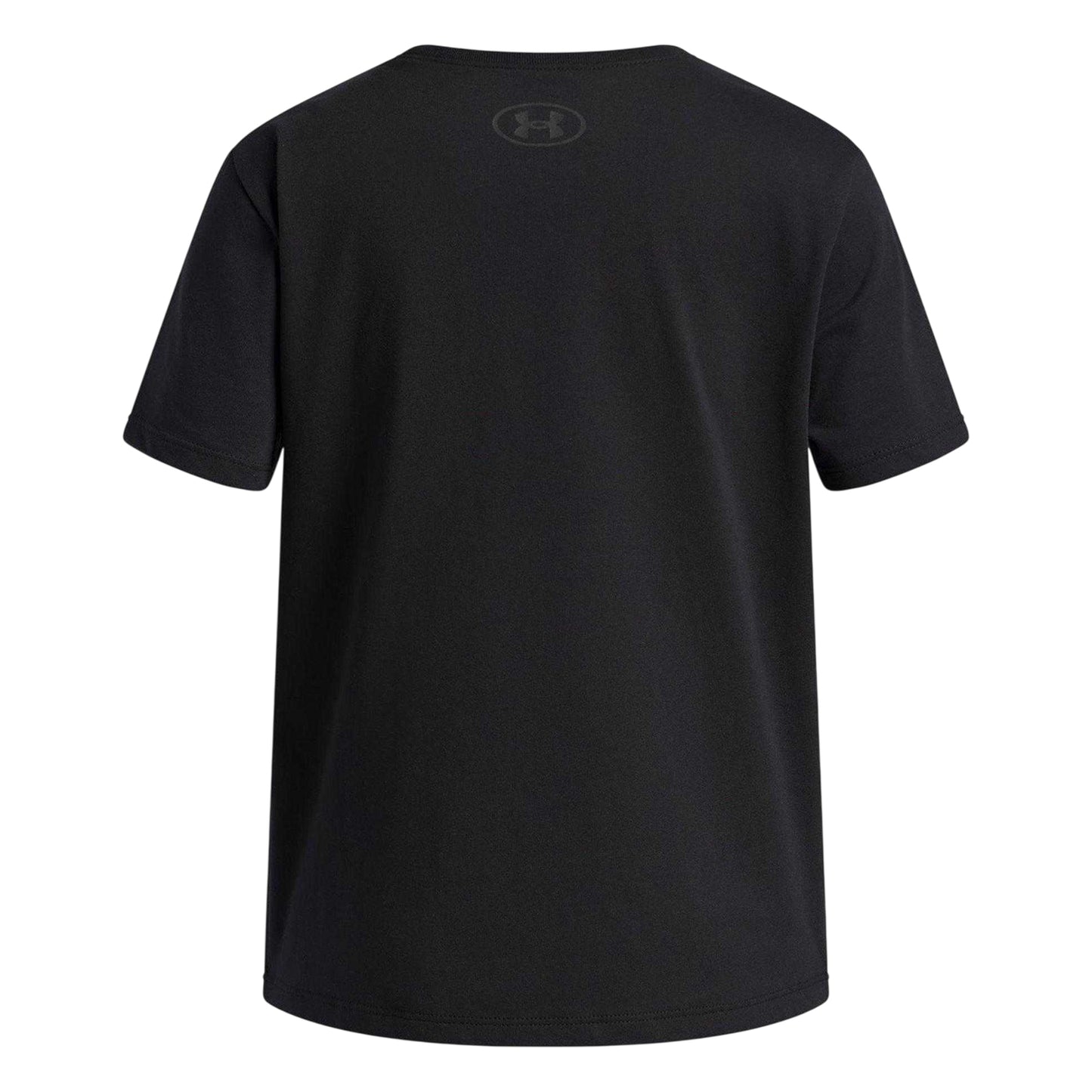 Black - Back - Under Armour Childrens-Kids Rival T-Shirt