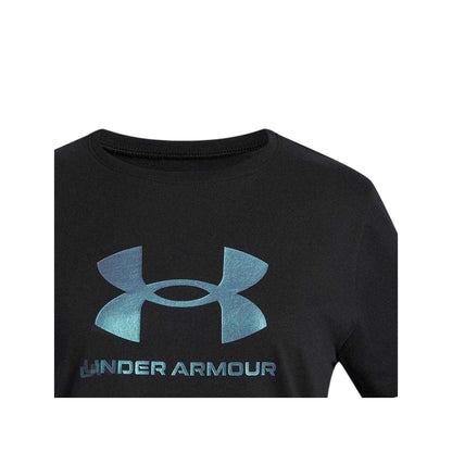 Black - Side - Under Armour Childrens-Kids Rival T-Shirt