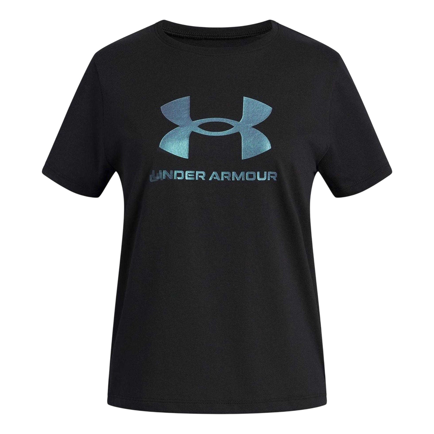 Black - Front - Under Armour Childrens-Kids Rival T-Shirt