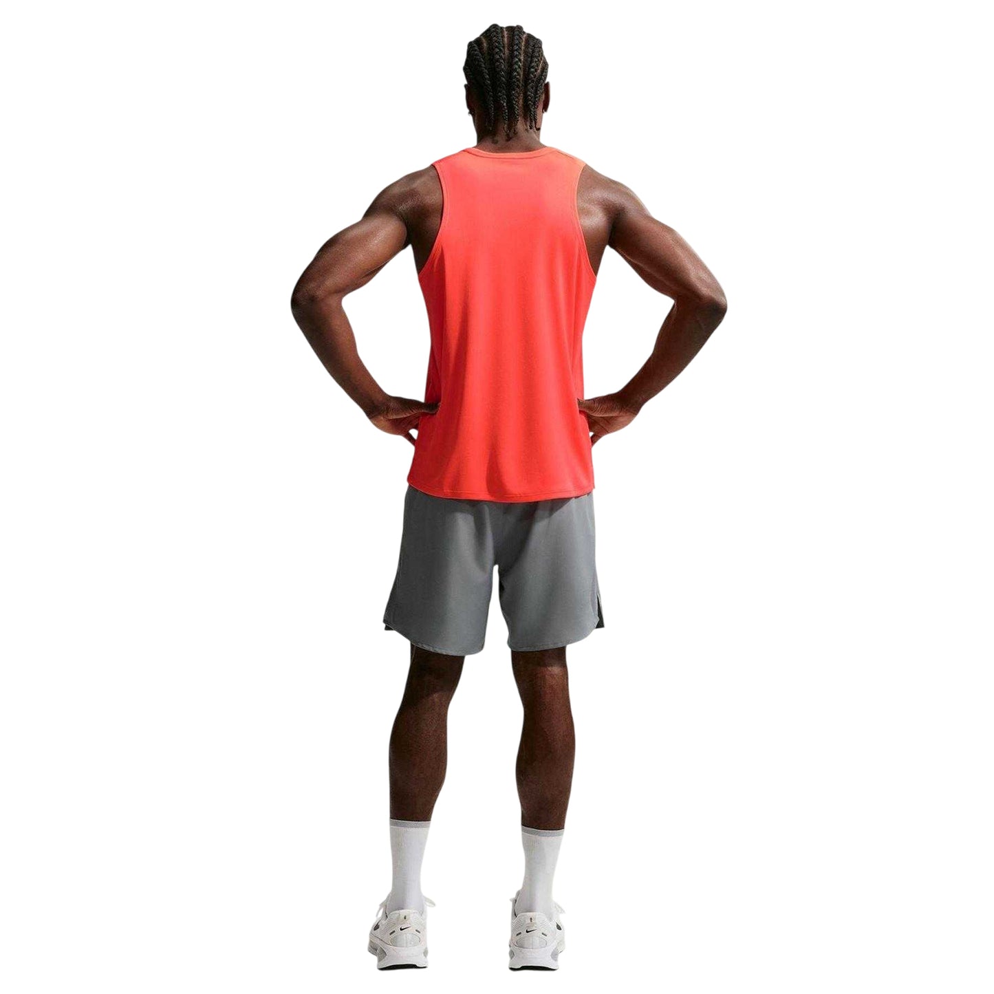 Smoke Grey - Side - Nike Mens Run Energy Graphic Print Dri-FIT Running Shorts