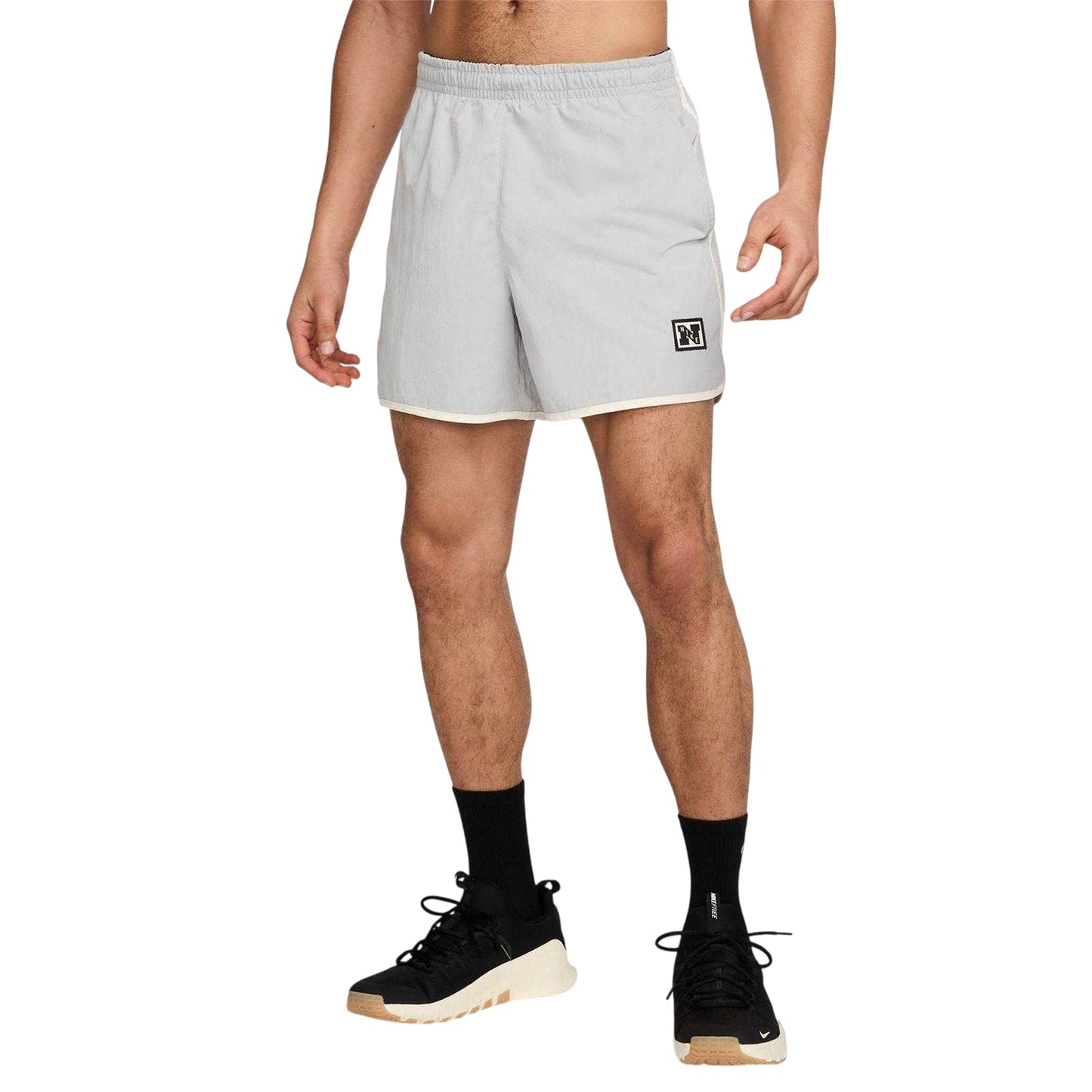 Light Smoke Grey - Side - Nike Mens Heritage Running Shorts