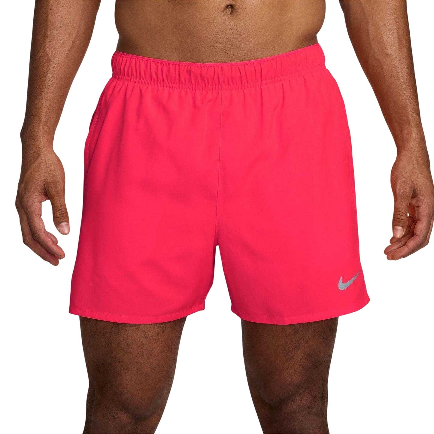 Bright Crimson - Front - Nike Mens Challenger 2 in 1 Regular Running Shorts