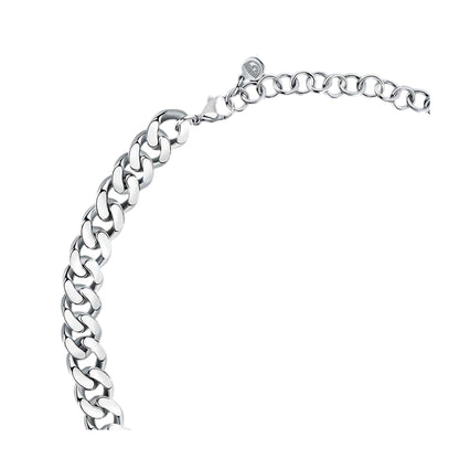 Silver - Back - Chiara Ferragni Metal Necklace