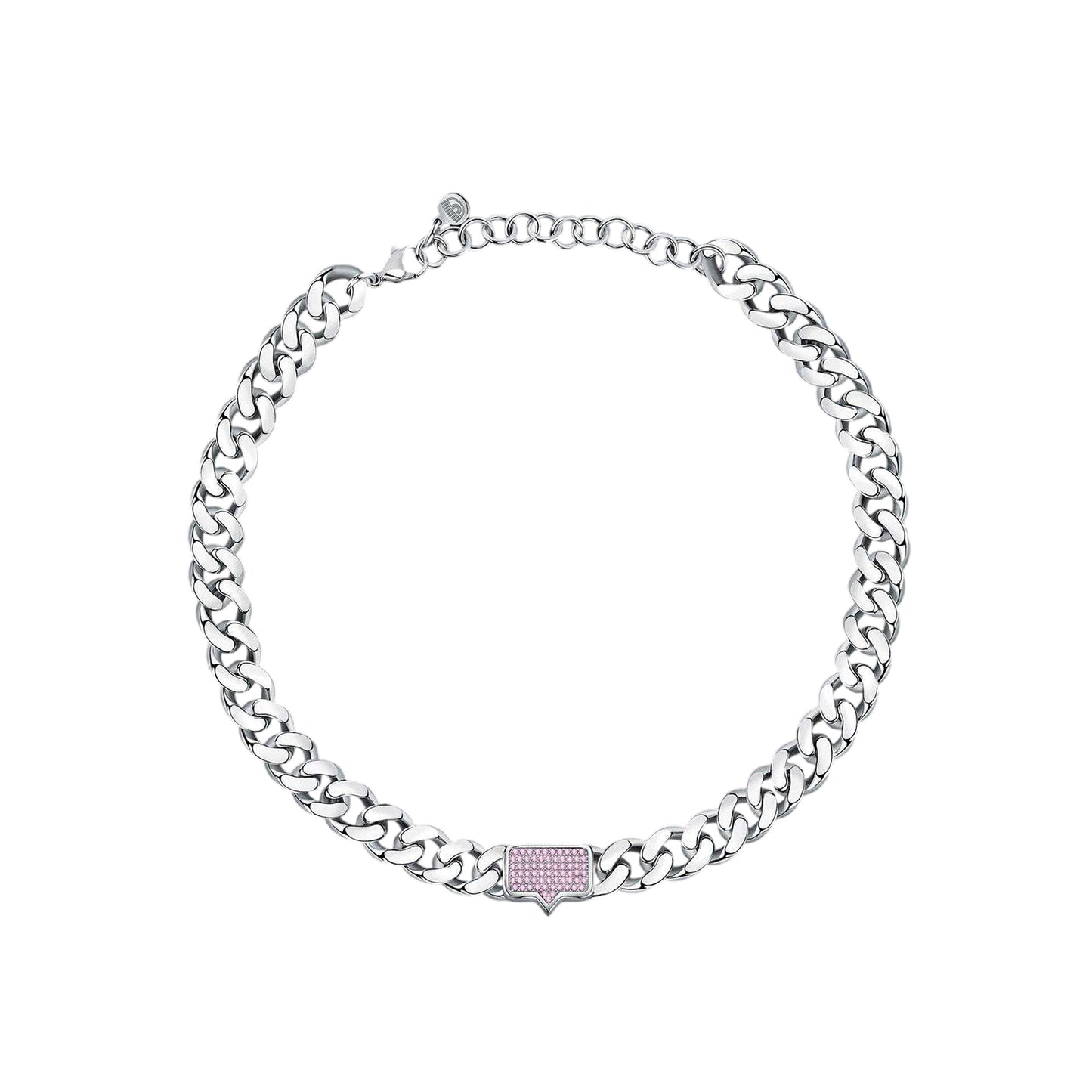Silver - Front - Chiara Ferragni Metal Necklace