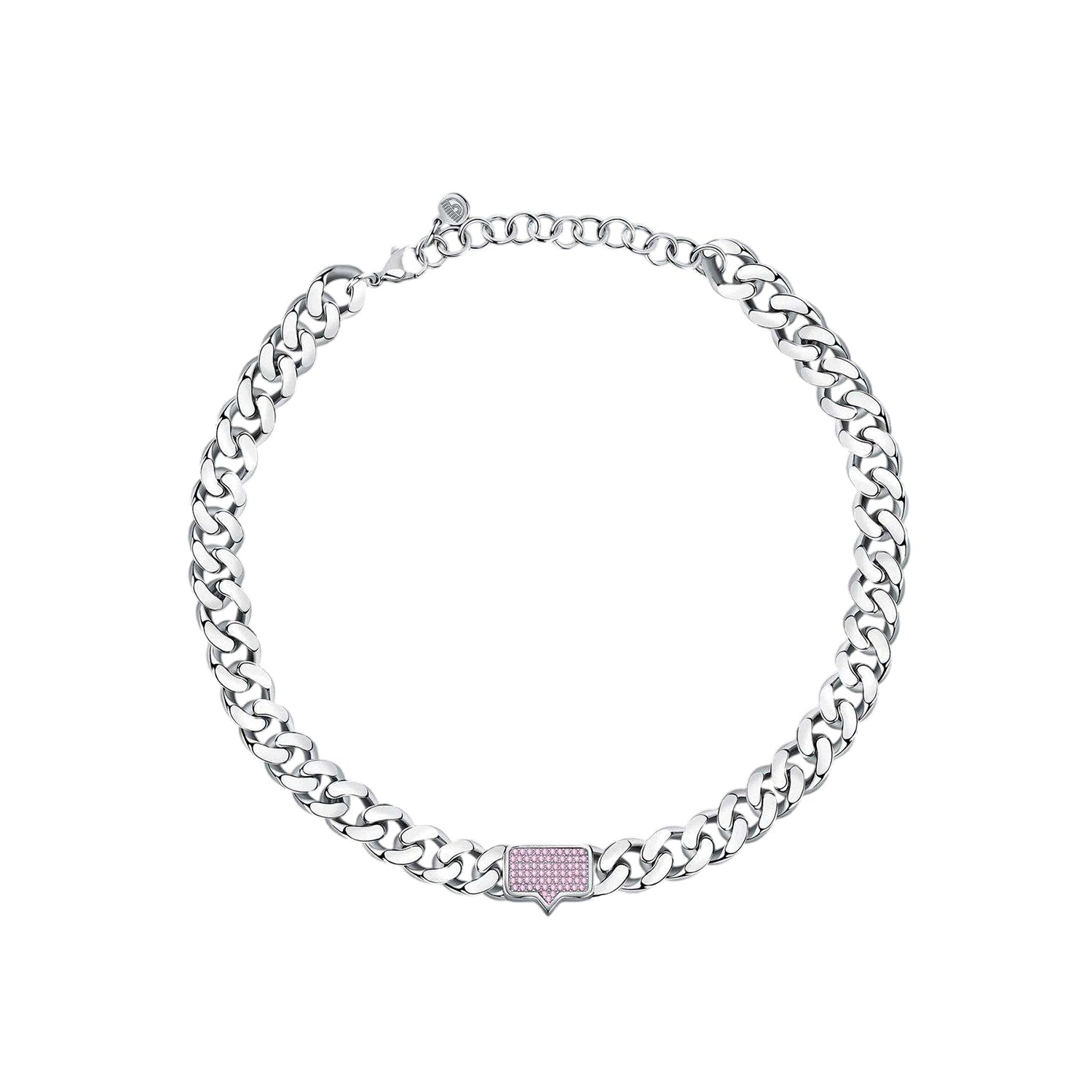 Silver - Front - Chiara Ferragni Metal Necklace