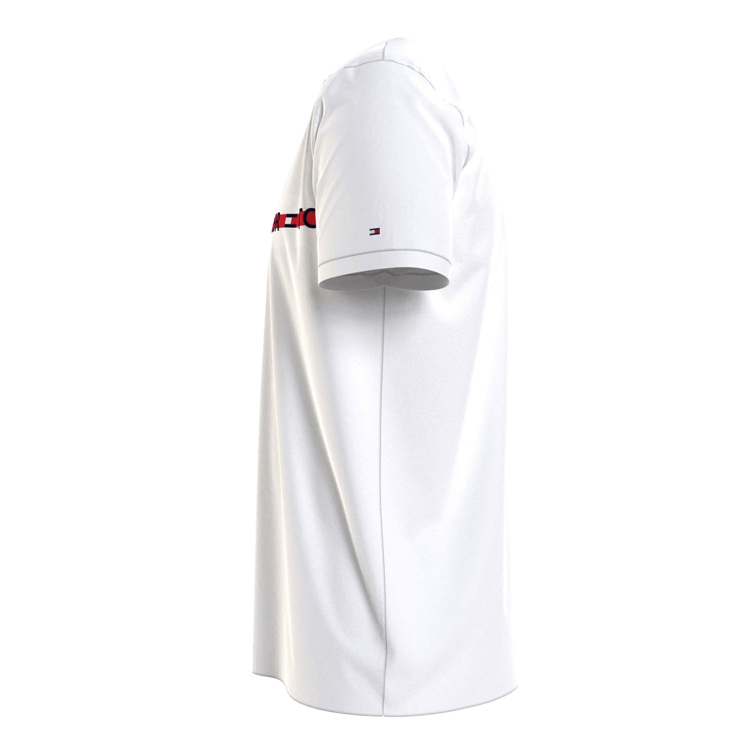 White - Side - Tommy Hilfiger Mens Lounge T-Shirt