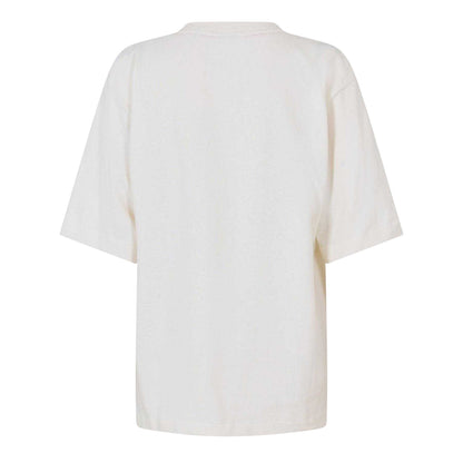 White - Back - Boss Mens Embroidered Logo Regular T-Shirt