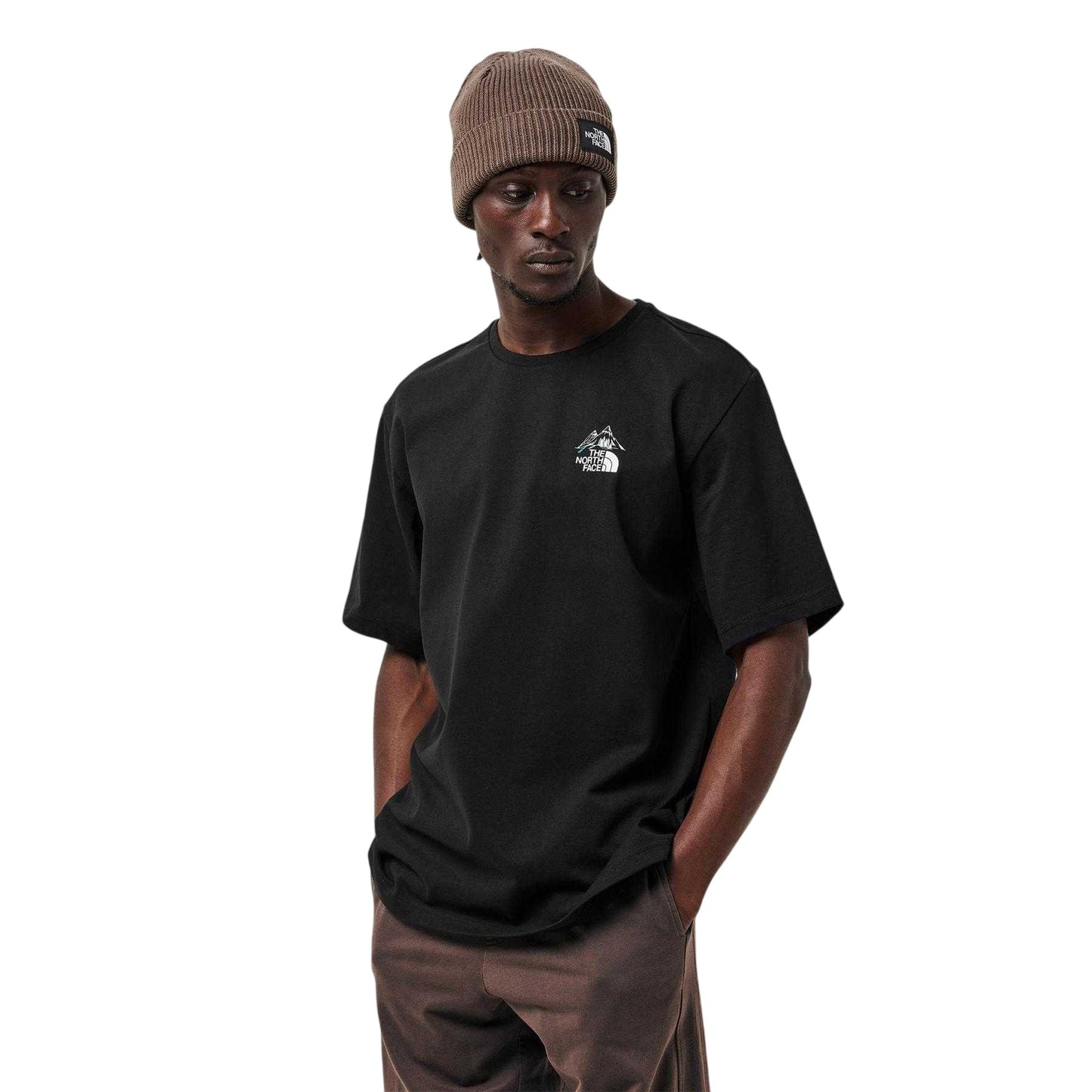 Black - Side - The North Face Mens Graphic Print Oversized T-Shirt