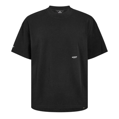 Jet Black - Front - Represent Mens Owners Club Oversized Short-Sleeved T-Shirt