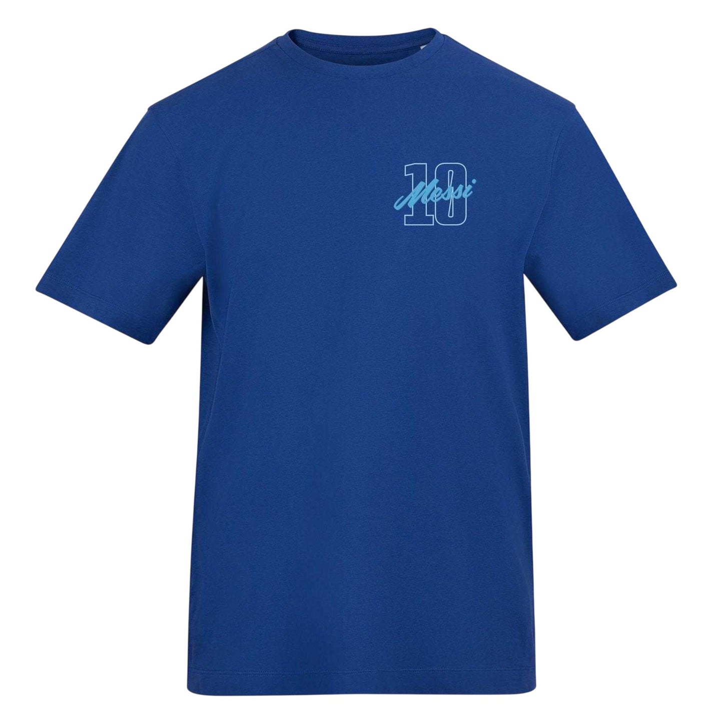 Blue - Front - AWD Mens Messi Fan T-Shirt