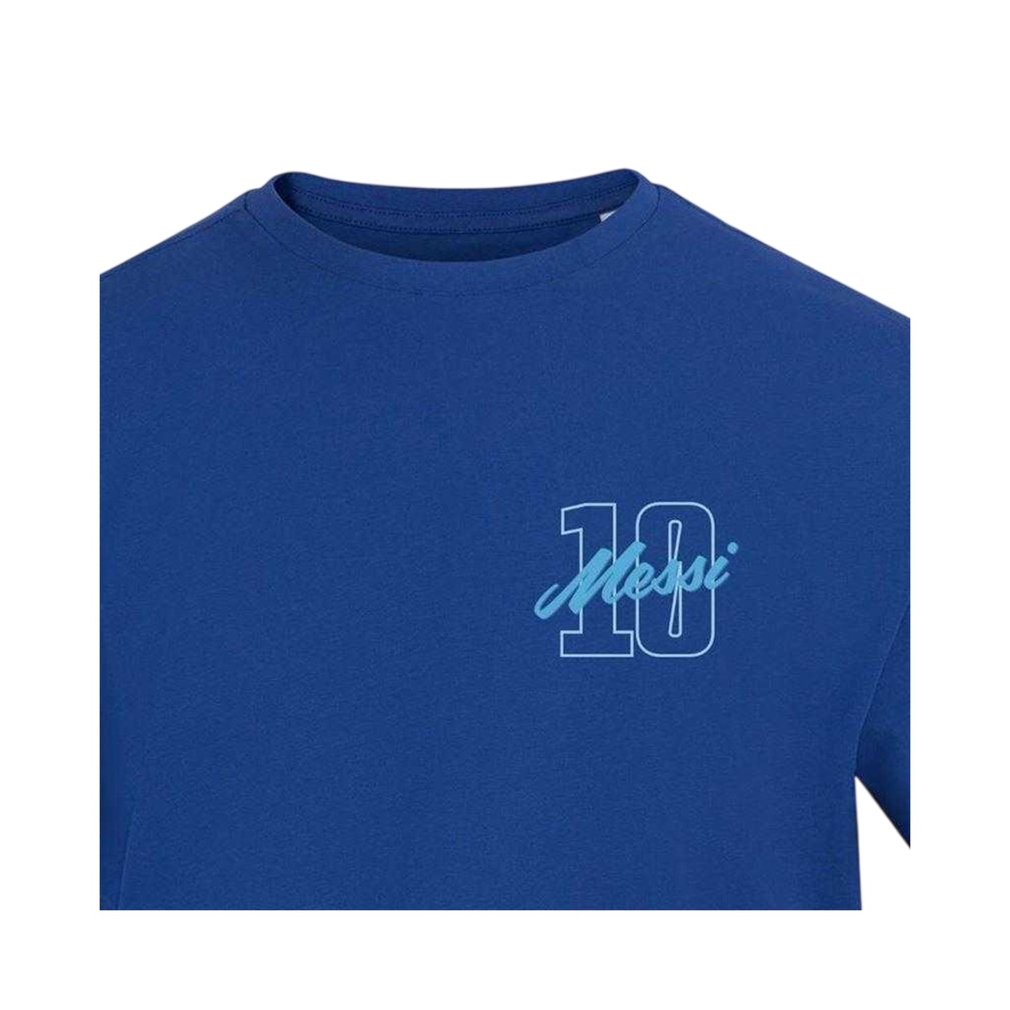 Blue - Side - AWD Mens Messi Fan T-Shirt