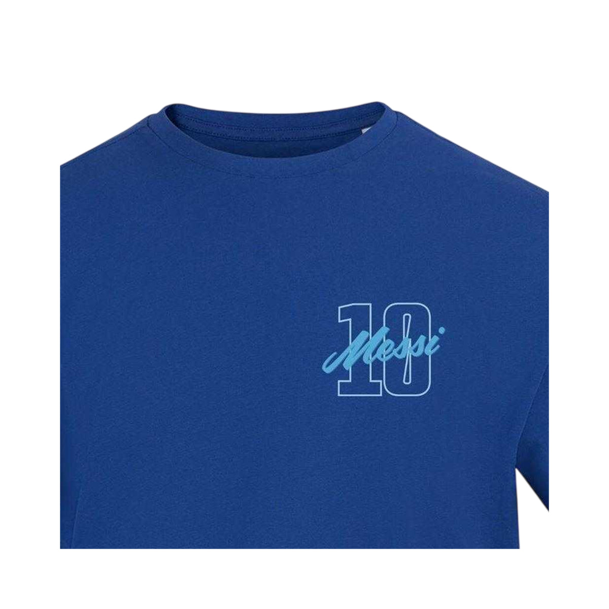 Blue - Side - AWD Mens Messi Fan T-Shirt