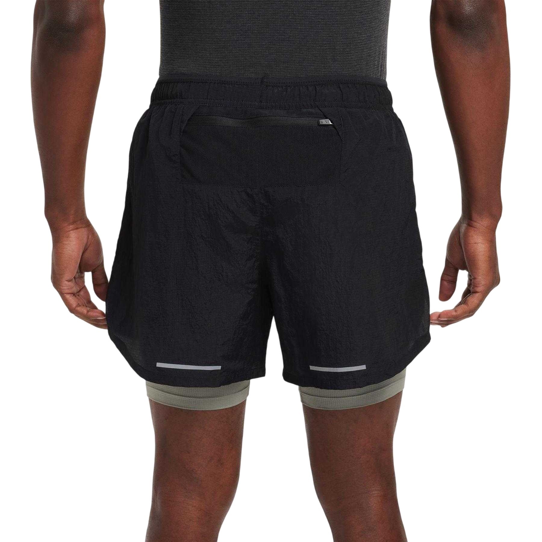 Black - Back - Nike Mens Stride Running Shorts