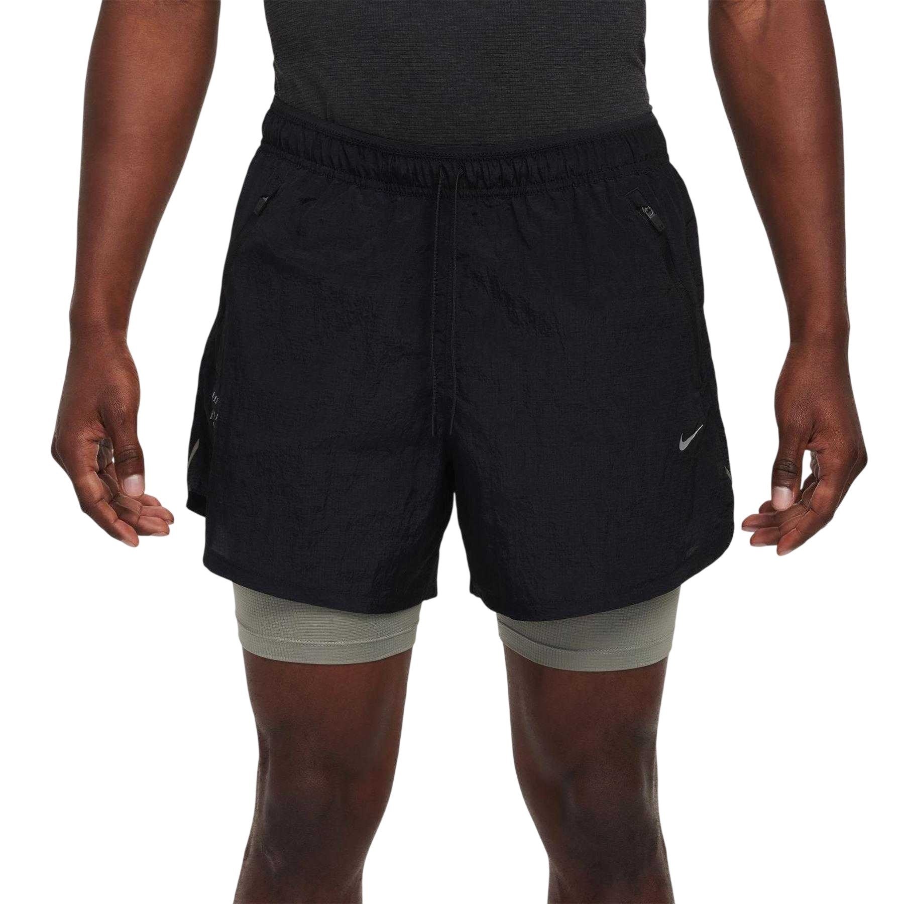 Black - Front - Nike Mens Stride Running Shorts