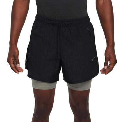 Black - Front - Nike Mens Stride Running Shorts