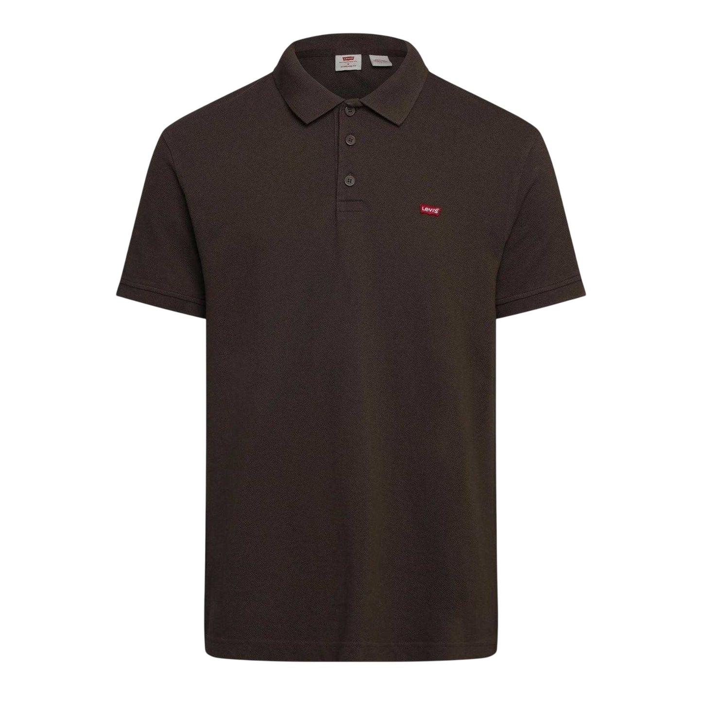 Brown - Front - Levis Mens Housemark Polo Shirt