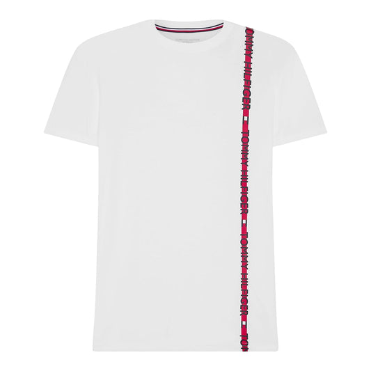 White - Front - Tommy Hilfiger Mens Lounge T-Shirt