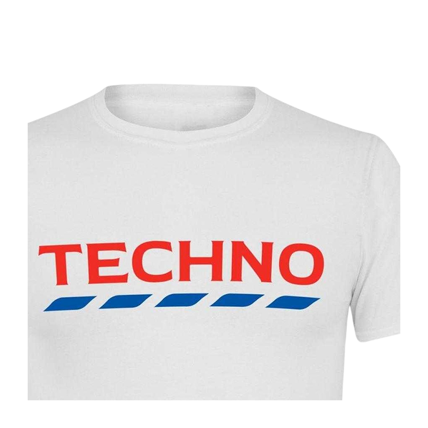 White - Side - AWD Mens Techno T-Shirt
